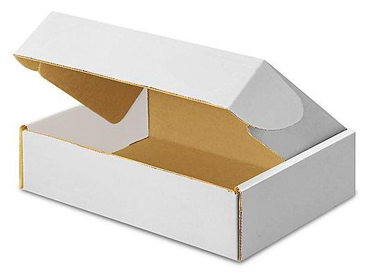 11 1 / 8 x 8 3 / 4 x 3 White Tab Locking Literature Mailers