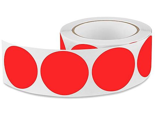 Blank Inventory Circle Labels