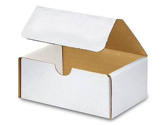 4 3 / 4 x 3 5 / 8 x 2 1 / 8 White Literature Mailers