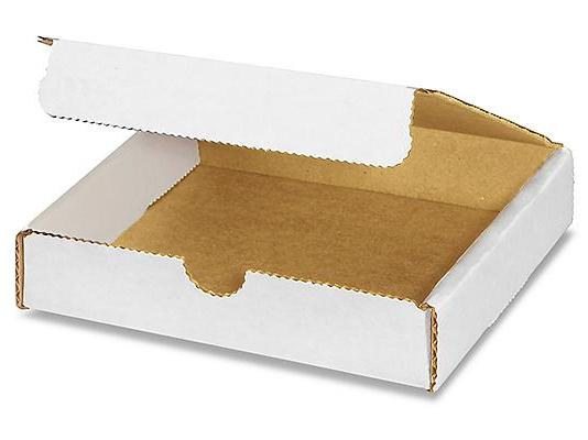 6 x 6 x 1 1 / 4 White Literature Mailers