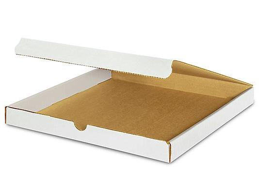 12 x 12 x 1 1 / 4 White Literature Mailers
