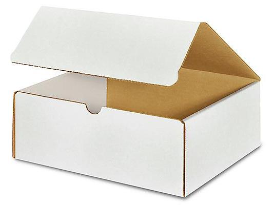 10 1 / 4 x 8 1 / 4 x 4 White Literature Mailers