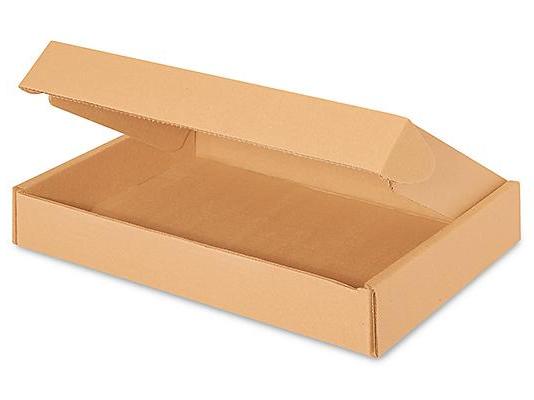 12 1 / 8 x 9 1 / 4 x 2 Kraft Tab Locking Literature Mailers