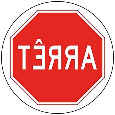 French Warehouse Floor Sign