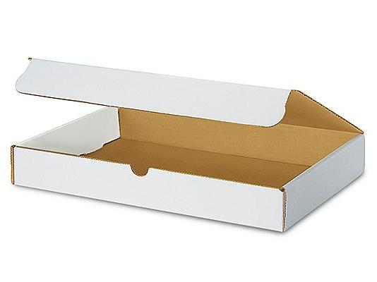 15 1 / 8 x 11 1 / 8 x 2 White Literature Mailers