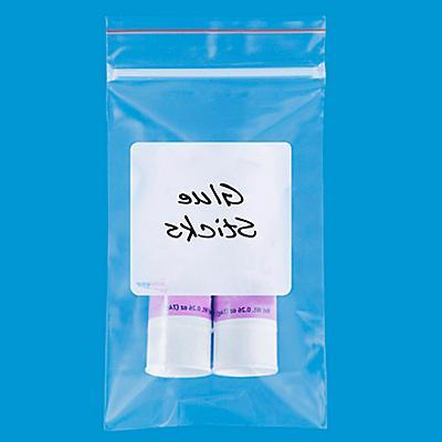 3 x 5 2 Mil Minigrip ® White Block Bags