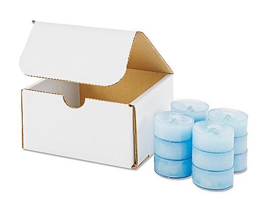 4 3 / 8 x 4 3 / 8 x 2 1 / 2 White Indestructo Mailers