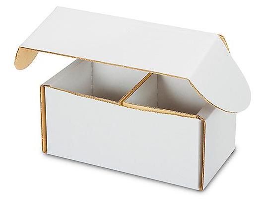 7 5 / 8 x 4 1 / 4 x 3 3 / 4 White Literature Mailers