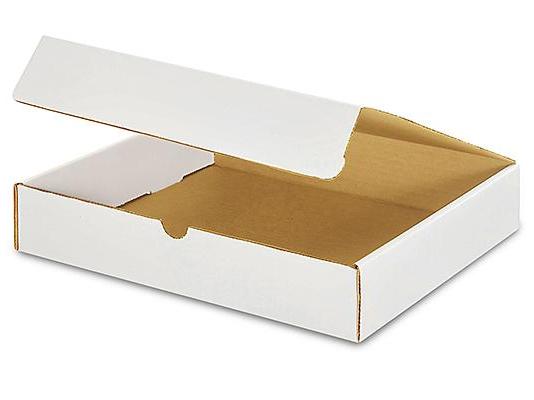 11 3 / 4 x 10 3 / 4 x 2 1 / 4 White Literature Mailers