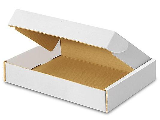 11 1 / 8 x 8 3 / 4 x 2 White Tab Locking Literature Mailers