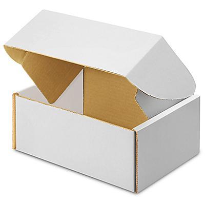 9 x 6 1 / 2 x 4 White Tab Locking Literature Mailers