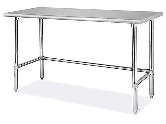 Standard Stainless Steel Worktable without Bottom Shelf