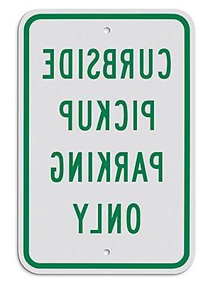 Curbside Pickup Parking Only Sign