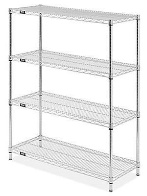 Chrome Wire Shelving Unit