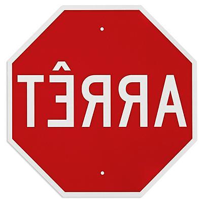French Stop Sign