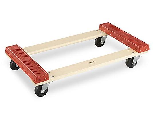 Standard Hardwood Rubber End Dolly