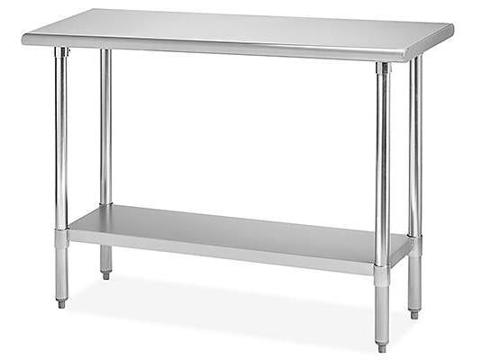 Standard Stainless Steel Worktable with Bottom Shelf