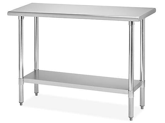 Standard Stainless Steel Worktable with Bottom Shelf