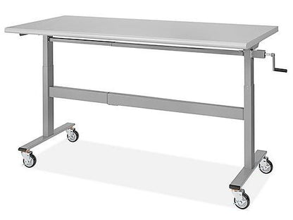 Manual Adjustable Height Workbench