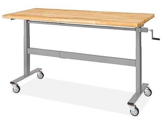 Manual Adjustable Height Workbench