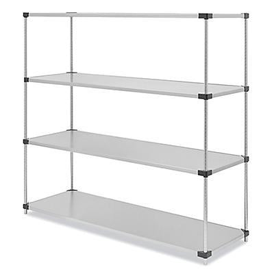 Solid Stainless Steel Shelving