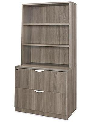 Downtown Lateral File Cabinet with Hutch