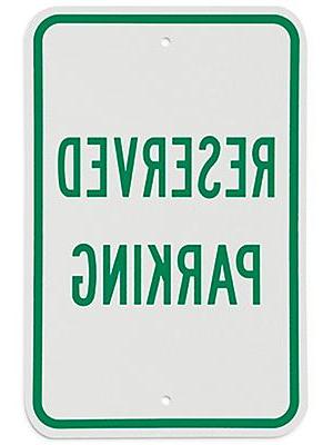 Reserved Parking Sign