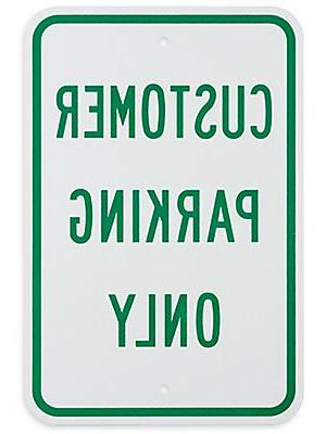 Customer Parking Only Sign