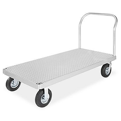 Aluminum Platform Truck with Pneumatic Wheels