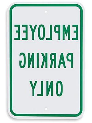 Employee Parking Only Sign