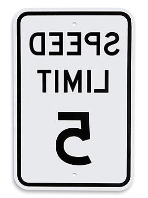 Speed Limit 5 Sign