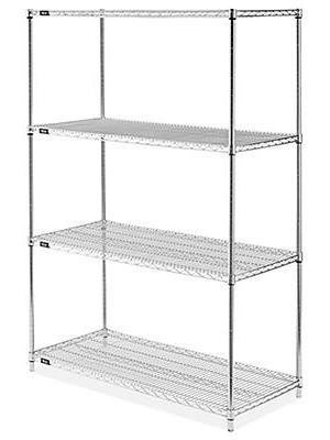 Epoxy Wire Shelving Unit