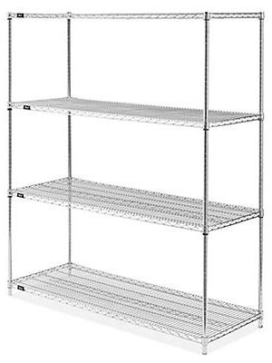 Epoxy Wire Shelving Unit