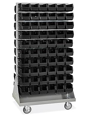 Panel Mobile Stackable Bin Organizer