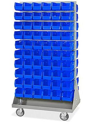 Panel Mobile Stackable Bin Organizer