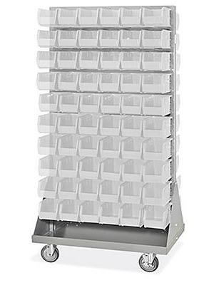 Panel Mobile Stackable Bin Organizer