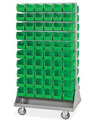 Panel Mobile Stackable Bin Organizer