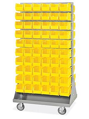 Panel Mobile Stackable Bin Organizer