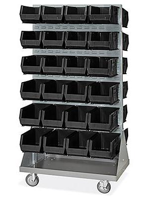 Panel Mobile Stackable Bin Organizer