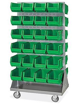 Panel Mobile Stackable Bin Organizer