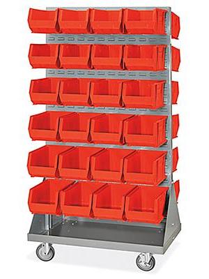 Panel Mobile Stackable Bin Organizer