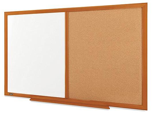 Combination Dry Erase/Cork Board