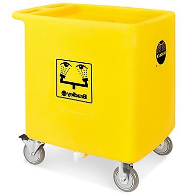 Bradley ® Mobile Eyewash Station Waste Cart