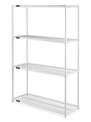 White Wire Shelving Unit