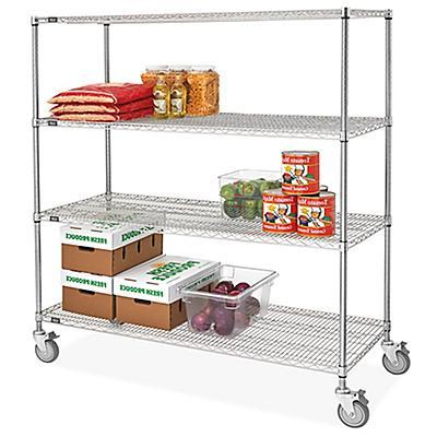 Stainless Steel Mobile Shelving