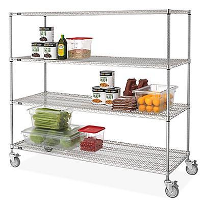 Stainless Steel Mobile Shelving