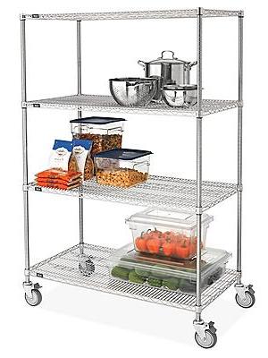 Stainless Steel Mobile Shelving