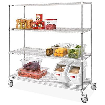 Stainless Steel Mobile Shelving