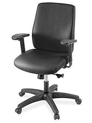 Vinyl Task Chair with Adjustable Arms