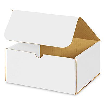 8 x 8 x 4 White Indestructo Mailers